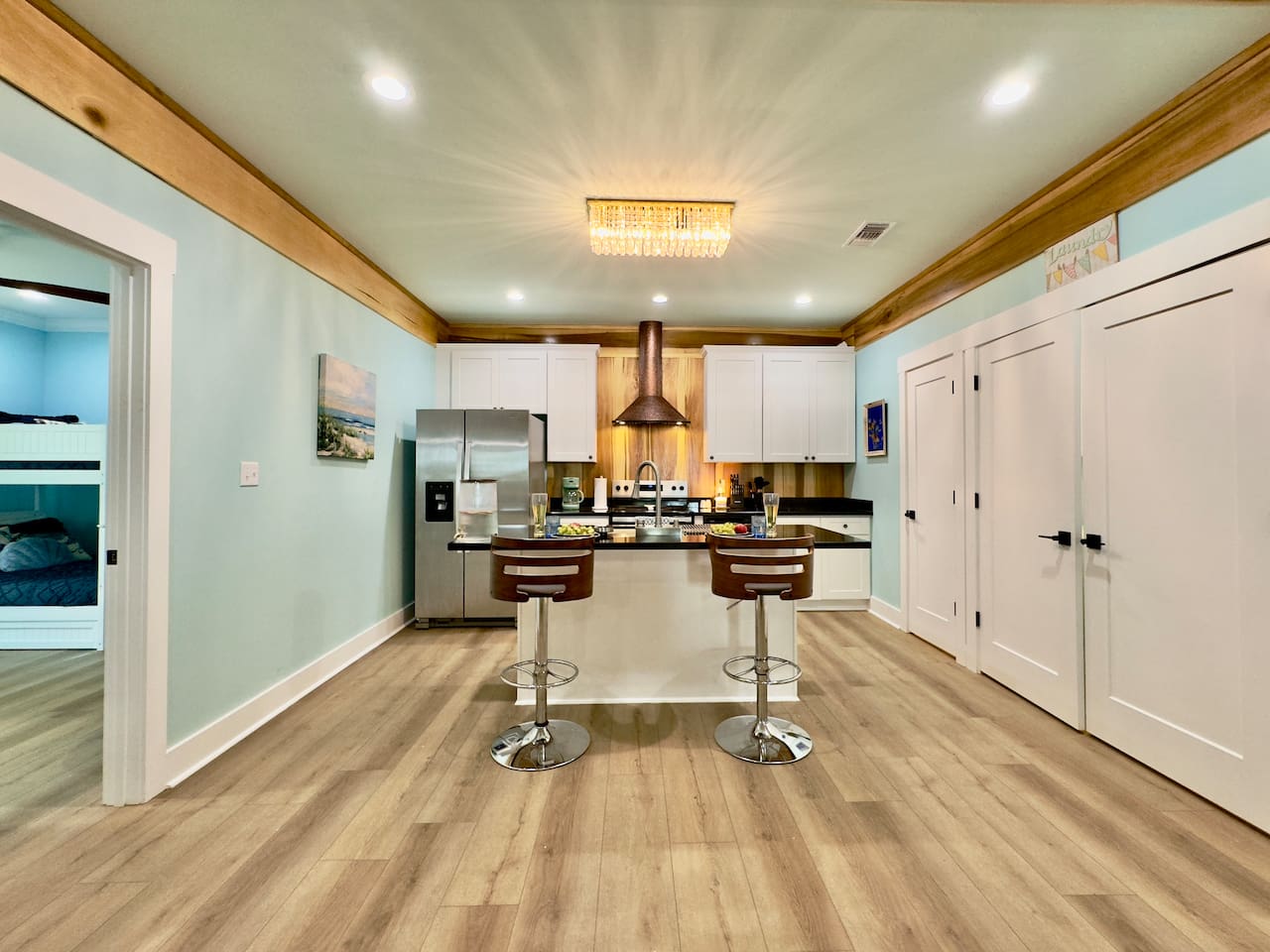 Enjoy a fresh, modern kitchen with plenty of space.