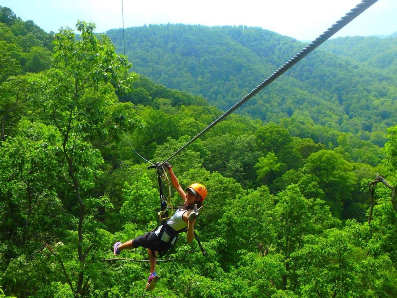 Nearby zip lining in Lake Lure. Also in Saluda and Asheville. 