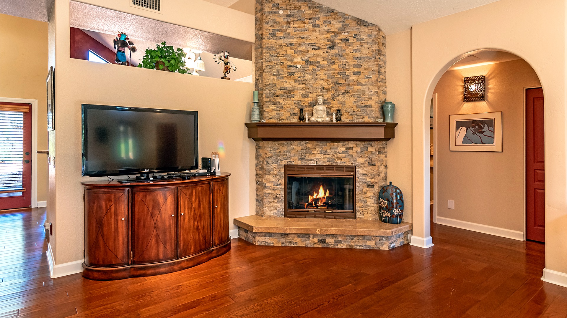Fireplace in Living Room