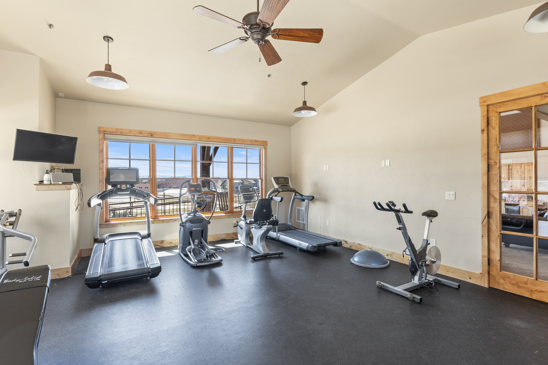 Workout Room -- Across Street from House