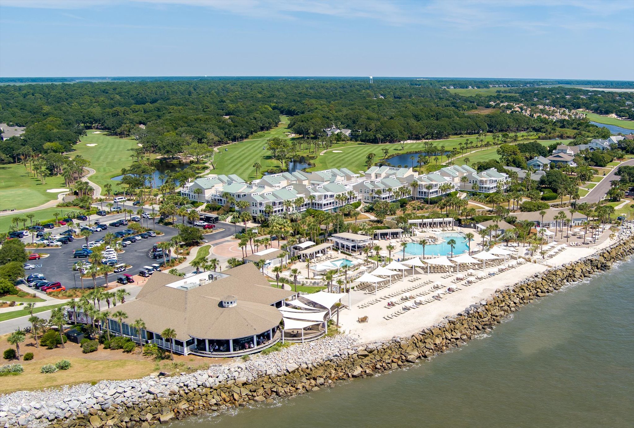 Seabrook Island Beach Club with 2 oceanfront pools, 3 restaurants, 2 bars, and Seabrook Island Shoppe