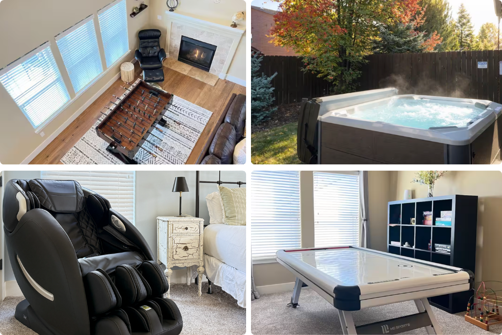 This isn’t just a stay, it’s where you unwind and make memories.
Game nights, deep soaks, real relaxation