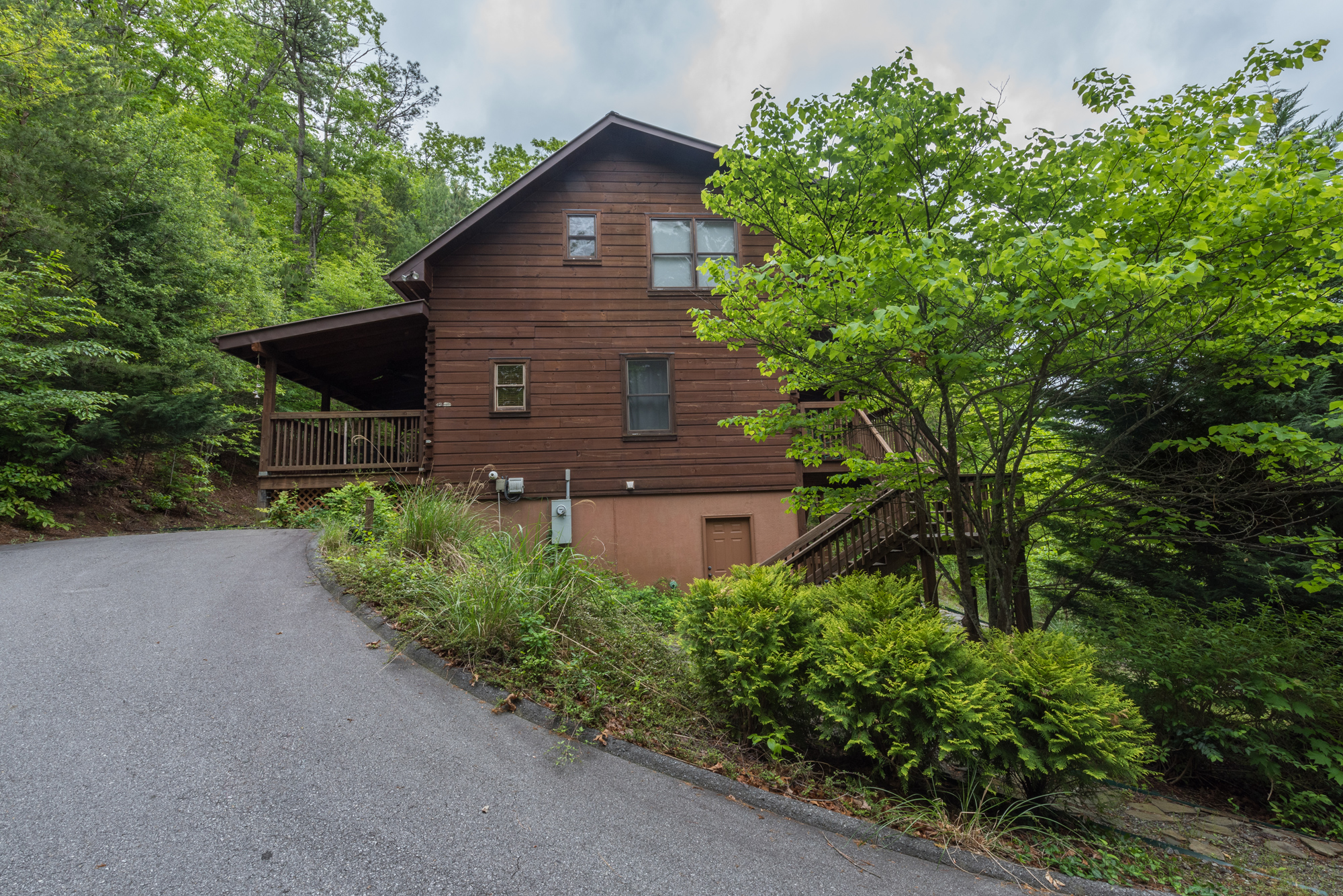 Side of house and Driveway