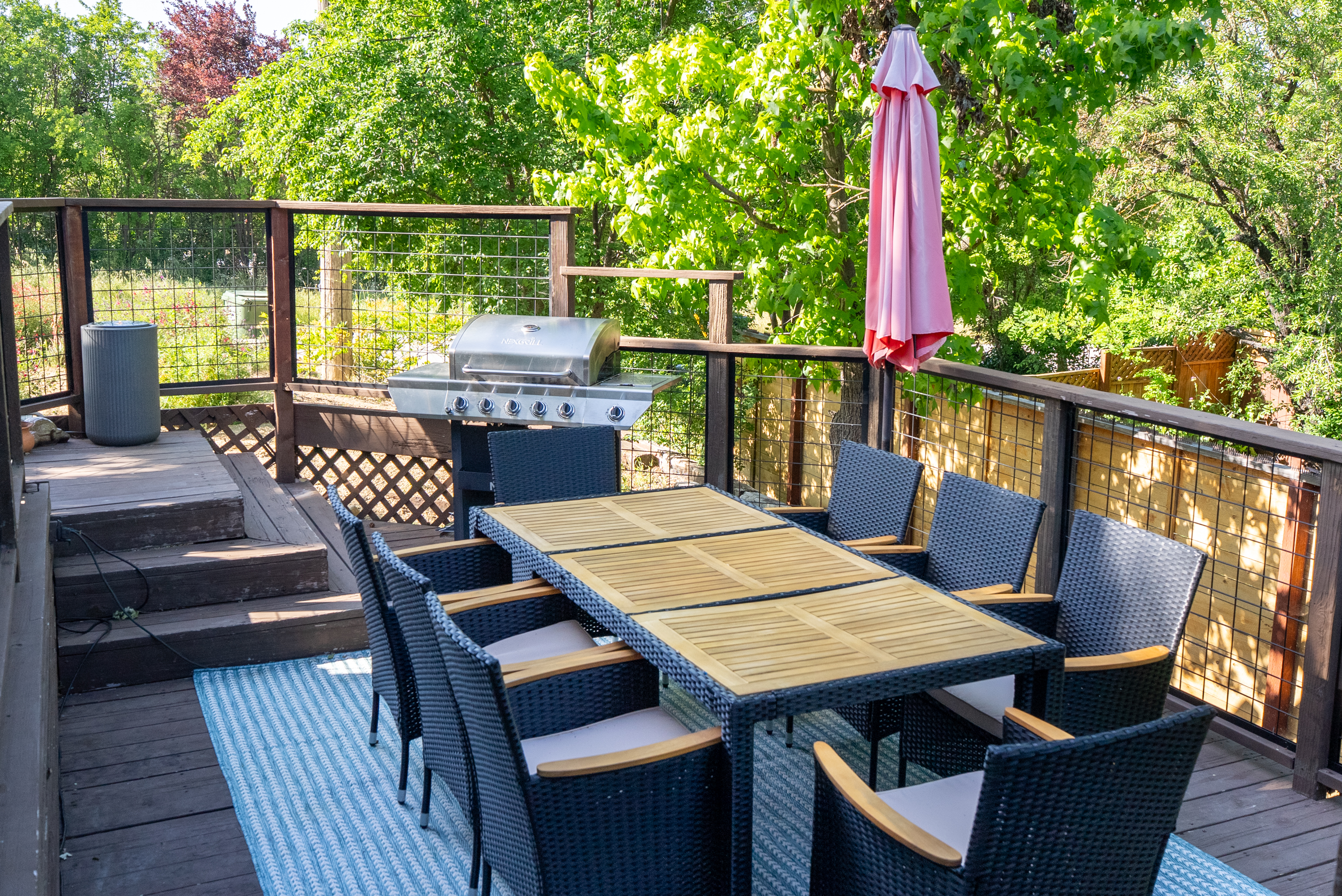 Experience the best of outdoor living with this spacious deck and BBQ area.