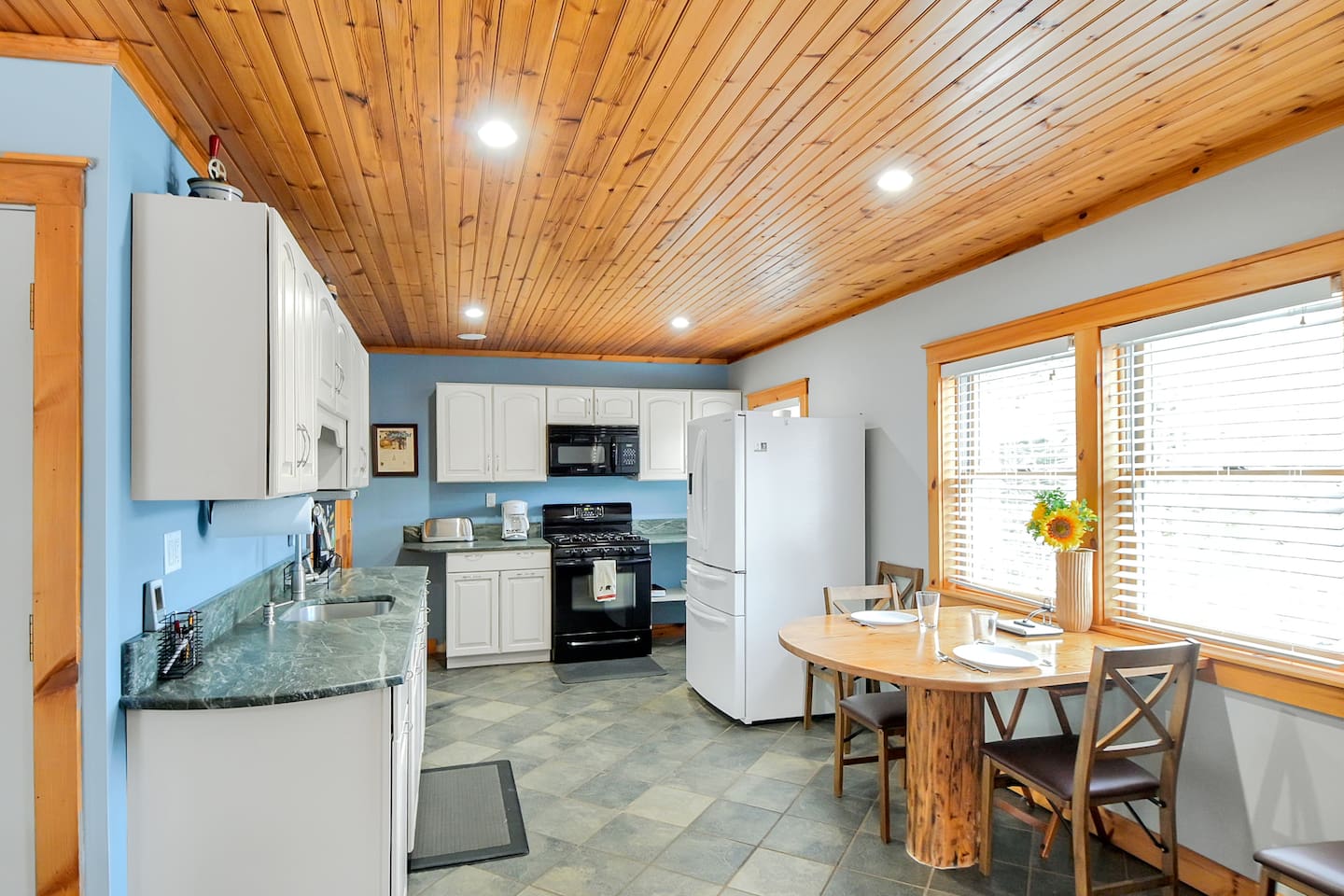 The second home on the property also comes stocked with a full spacious kitchen!