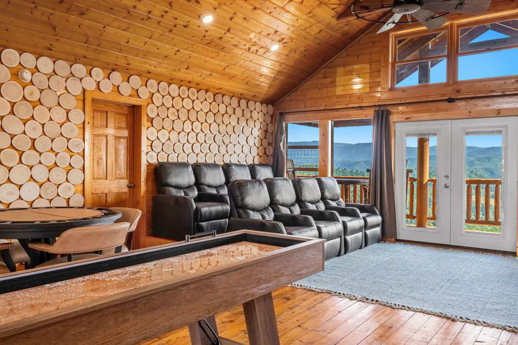 Kick back with your crew in plush theater seating and enjoy movie nights in your own private cinema.