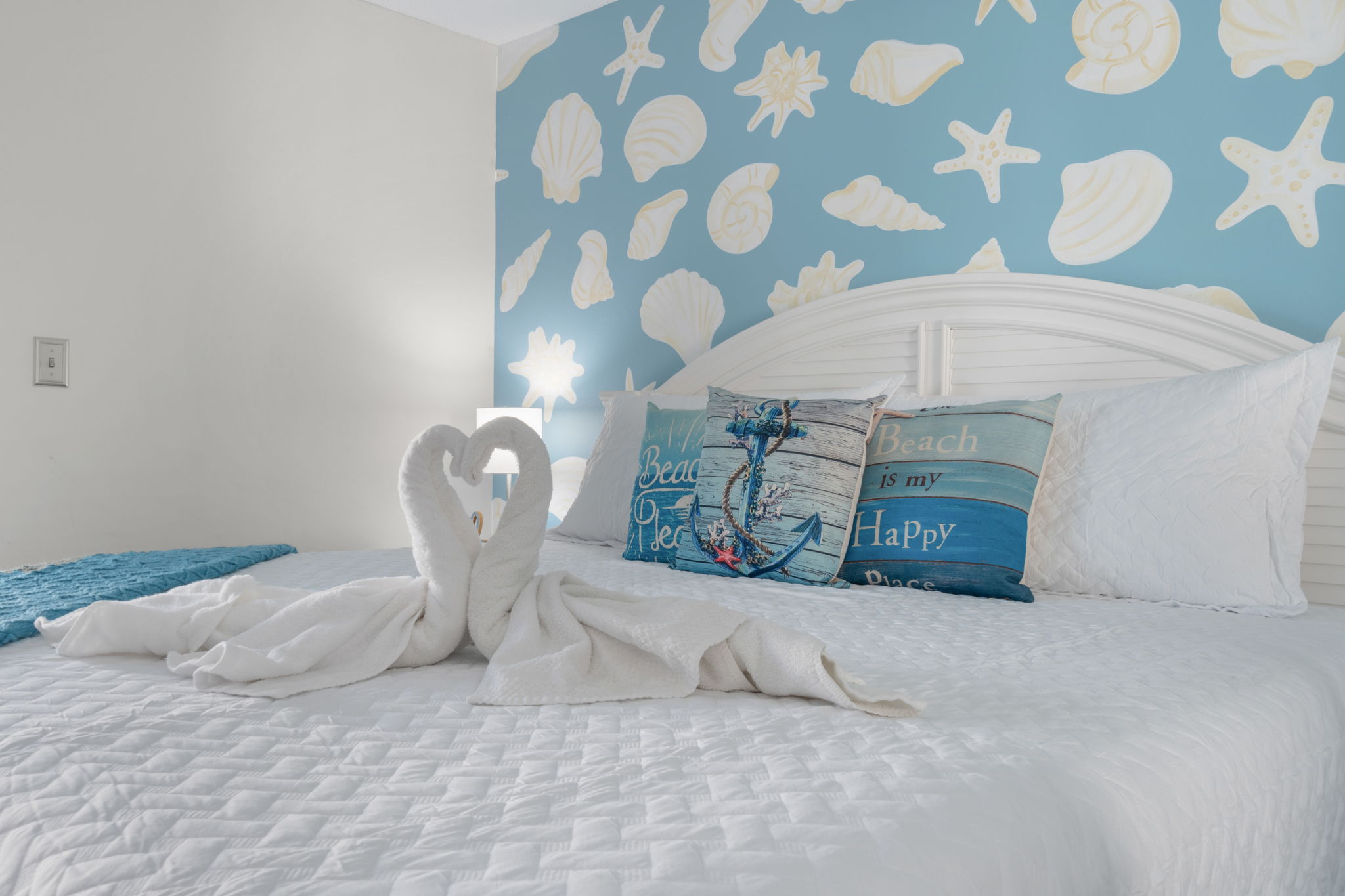 Master Bedroom with Coastal theme