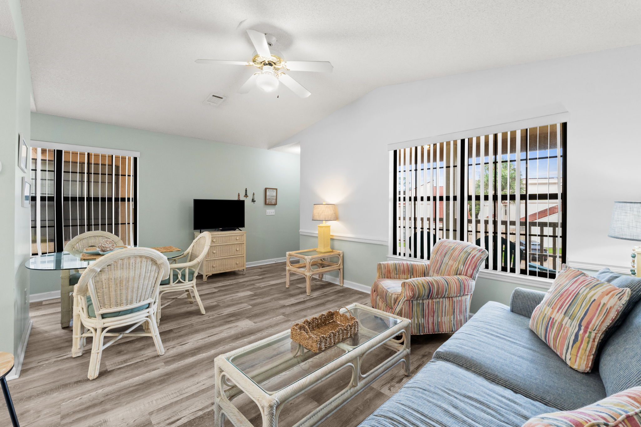 Living Room with Queen Sleeper Sofa