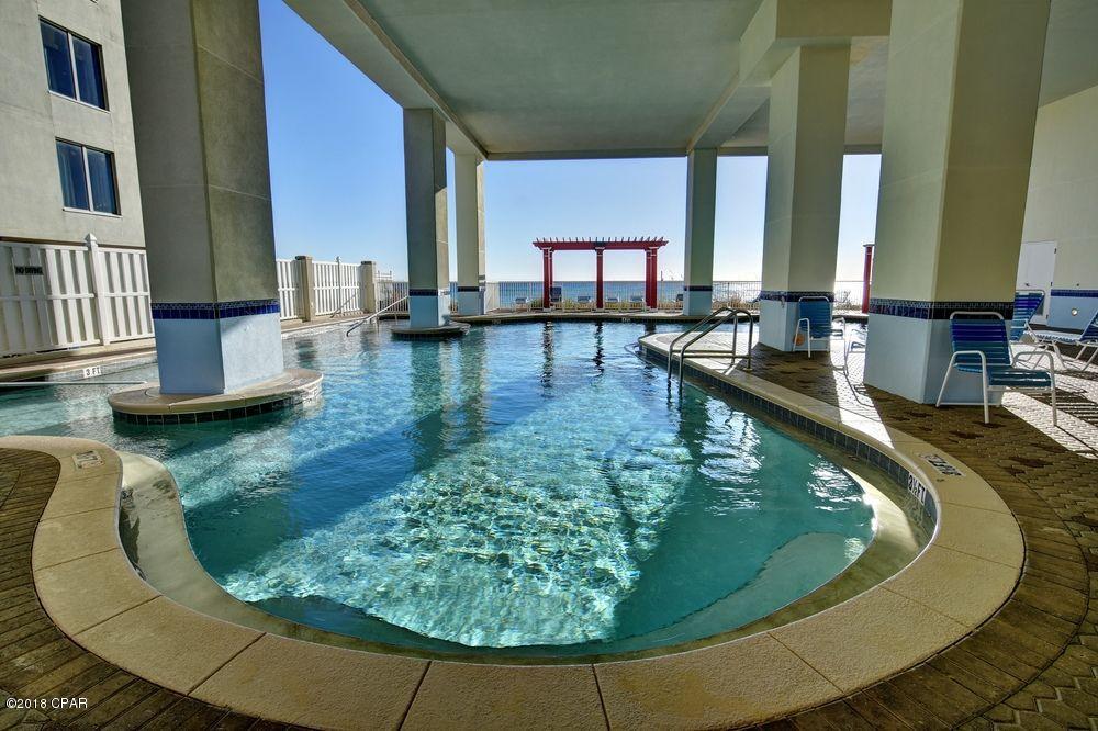 Outdoor Pool and Hot Tub at Tower 2