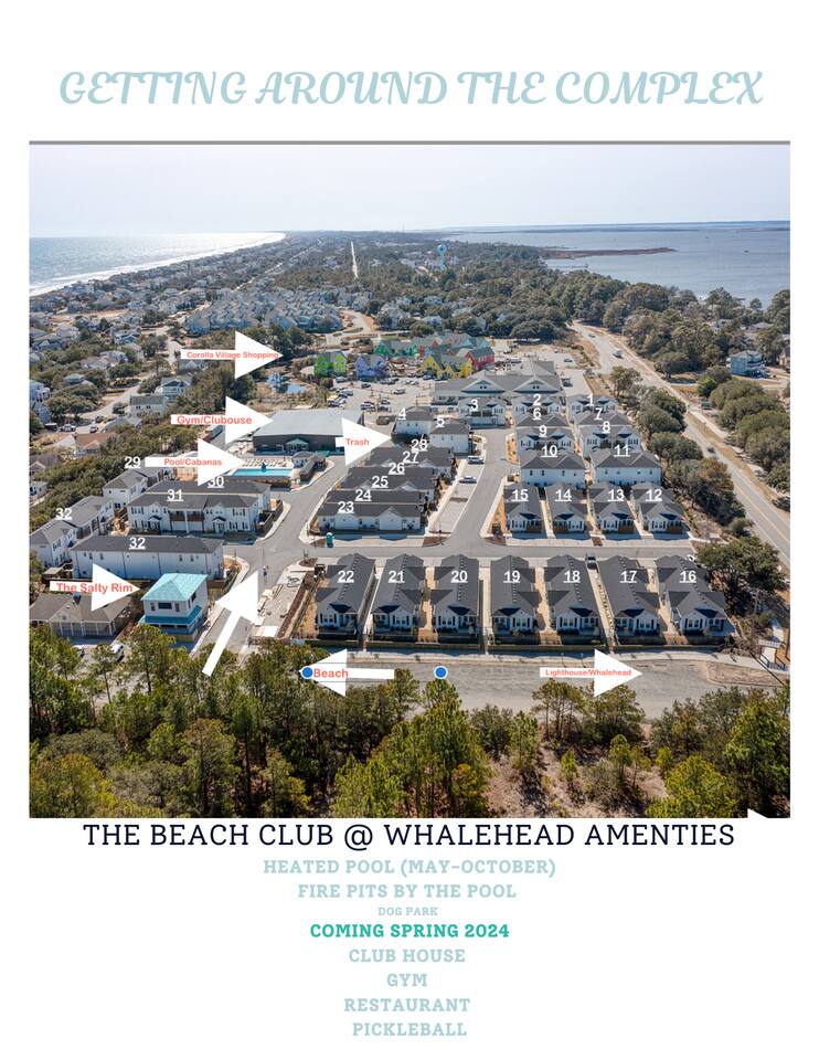 Unit and amenities location
