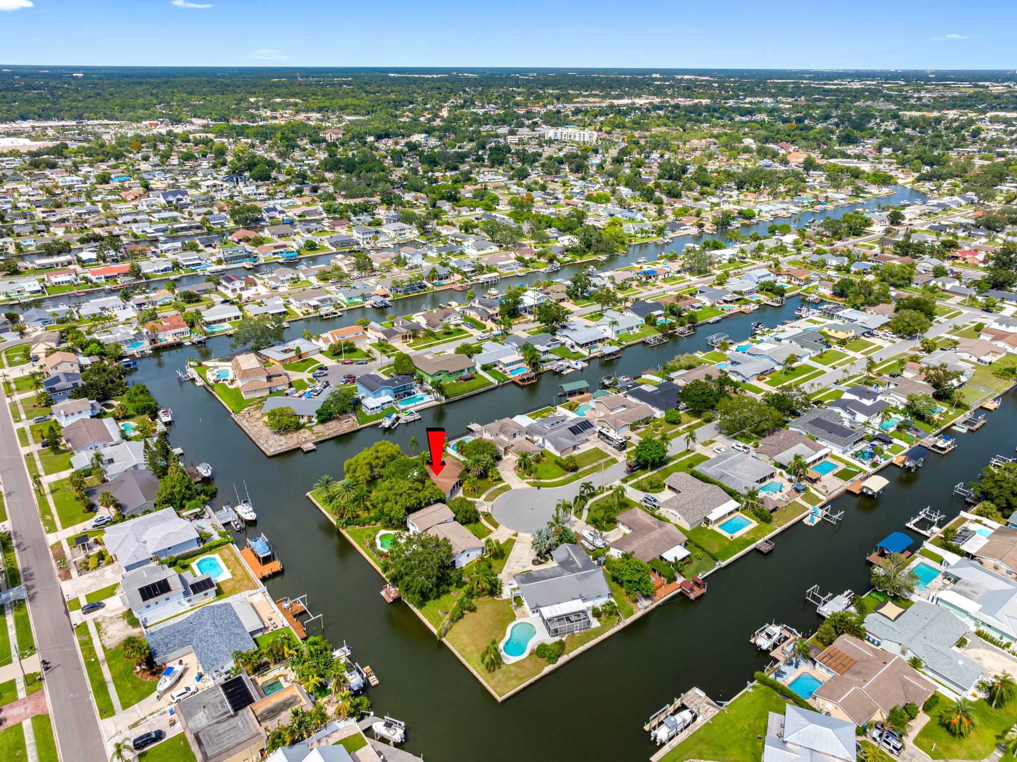 Aerial View of the Neighborhood