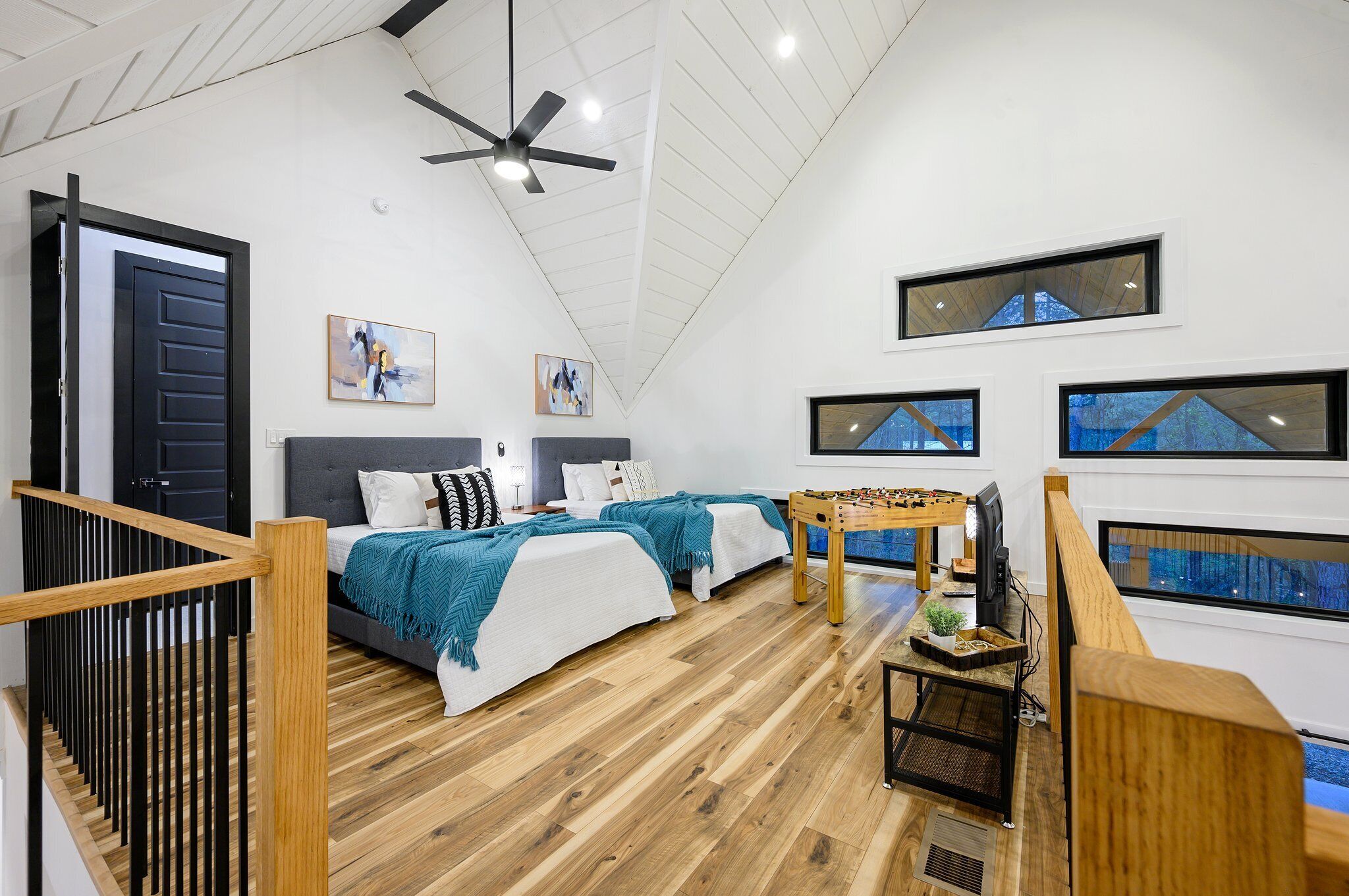 A loft that adds extra space and extra fun.