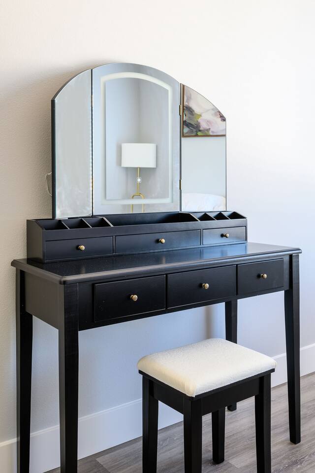 Vanity with led light