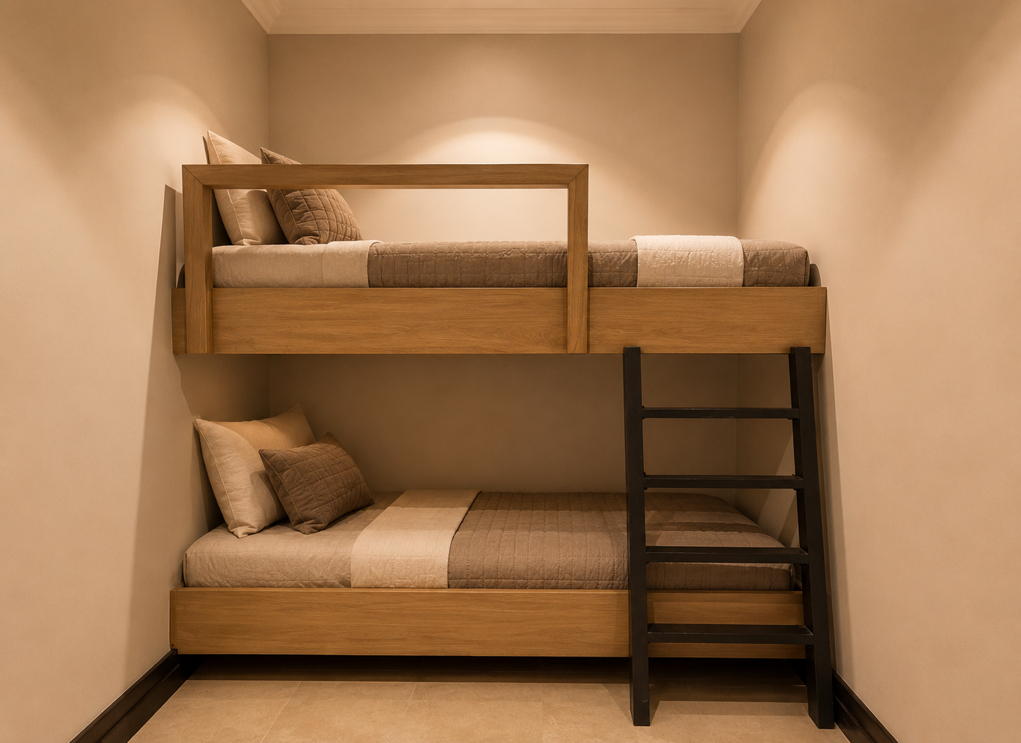 Attached Bunkroom to suite. 