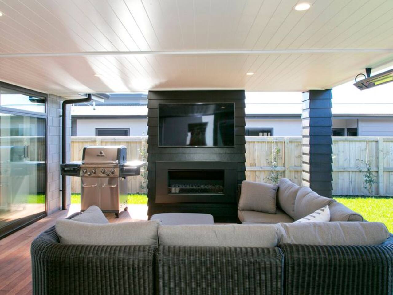 Backyard Entertainment Area