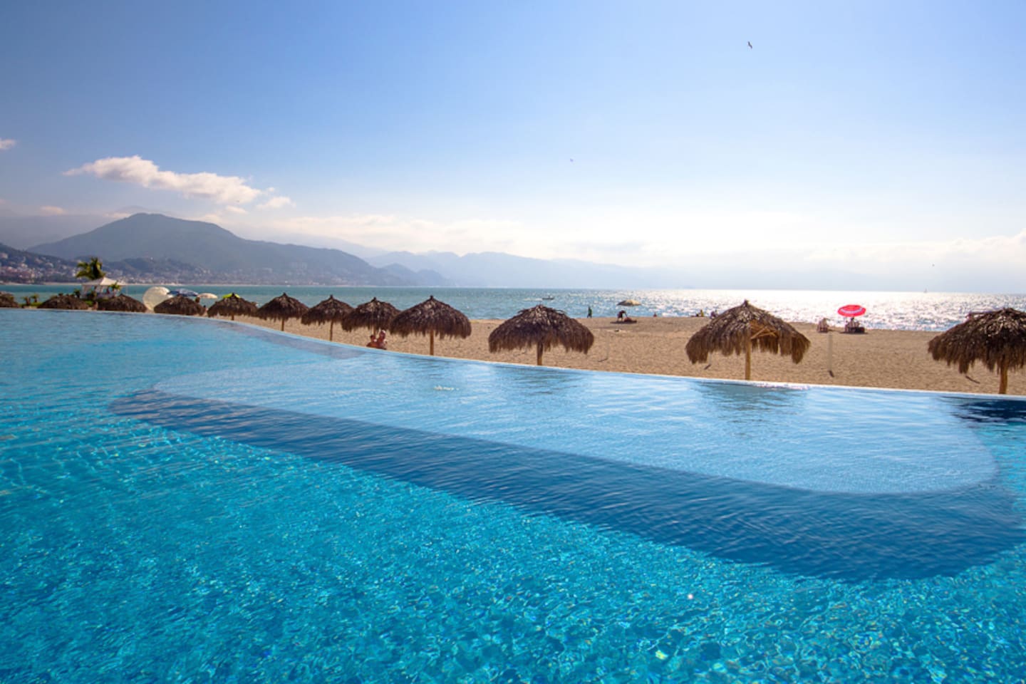 Heated pools with ocean views
