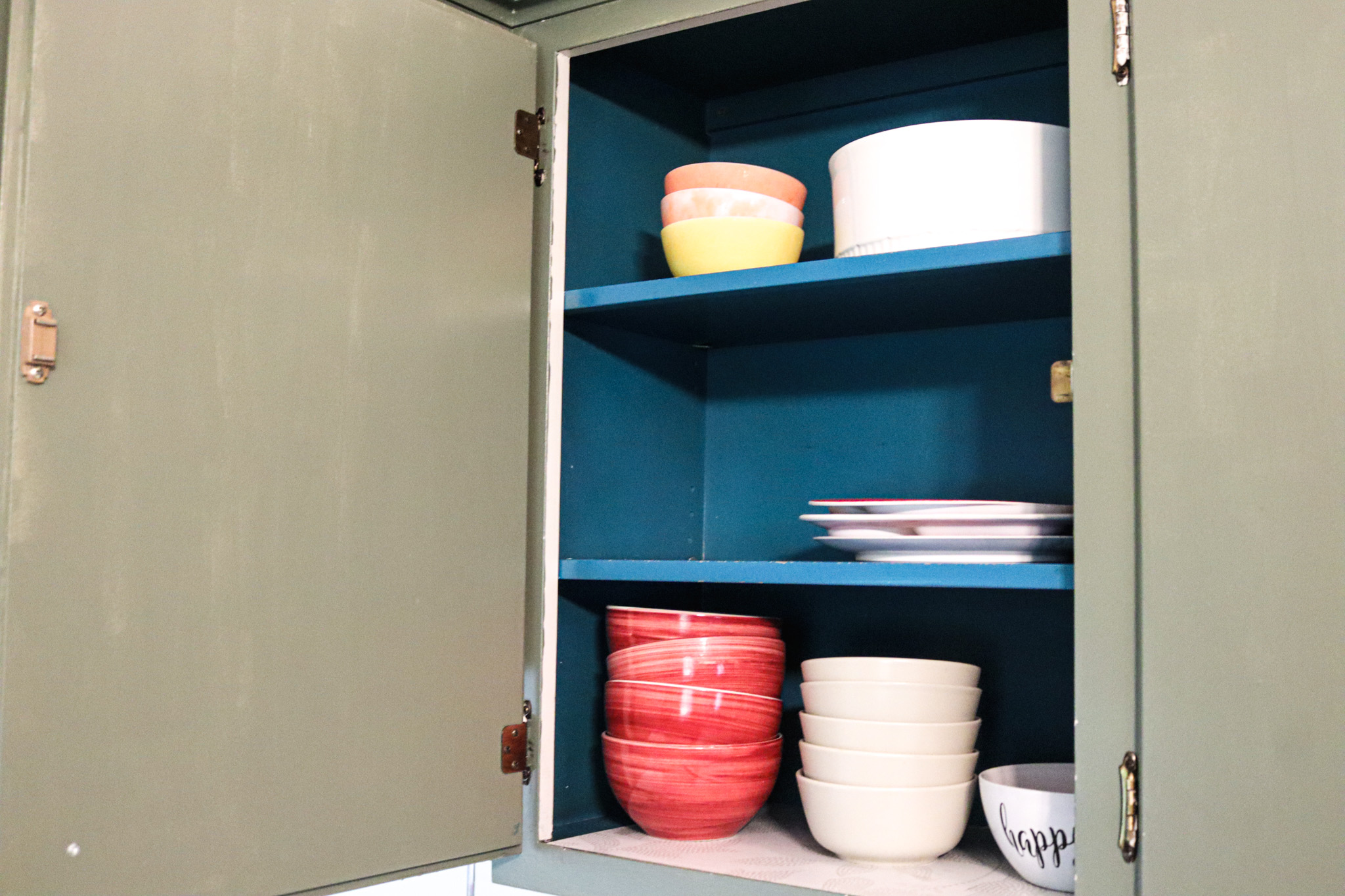 A fully stocked kitchen with dishes for everyday meals or special occasions.