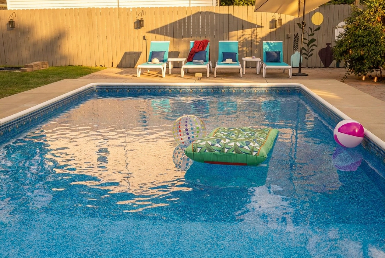 Sun, swim and No sand here at Daisy Lane!