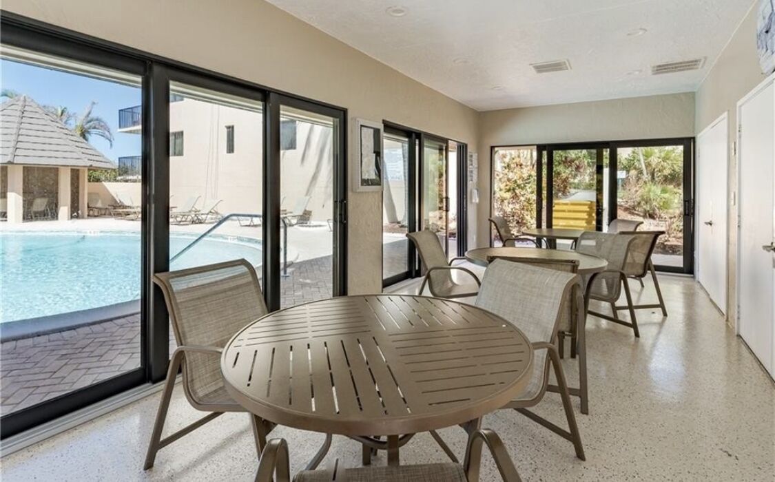 Community social room, next to pool