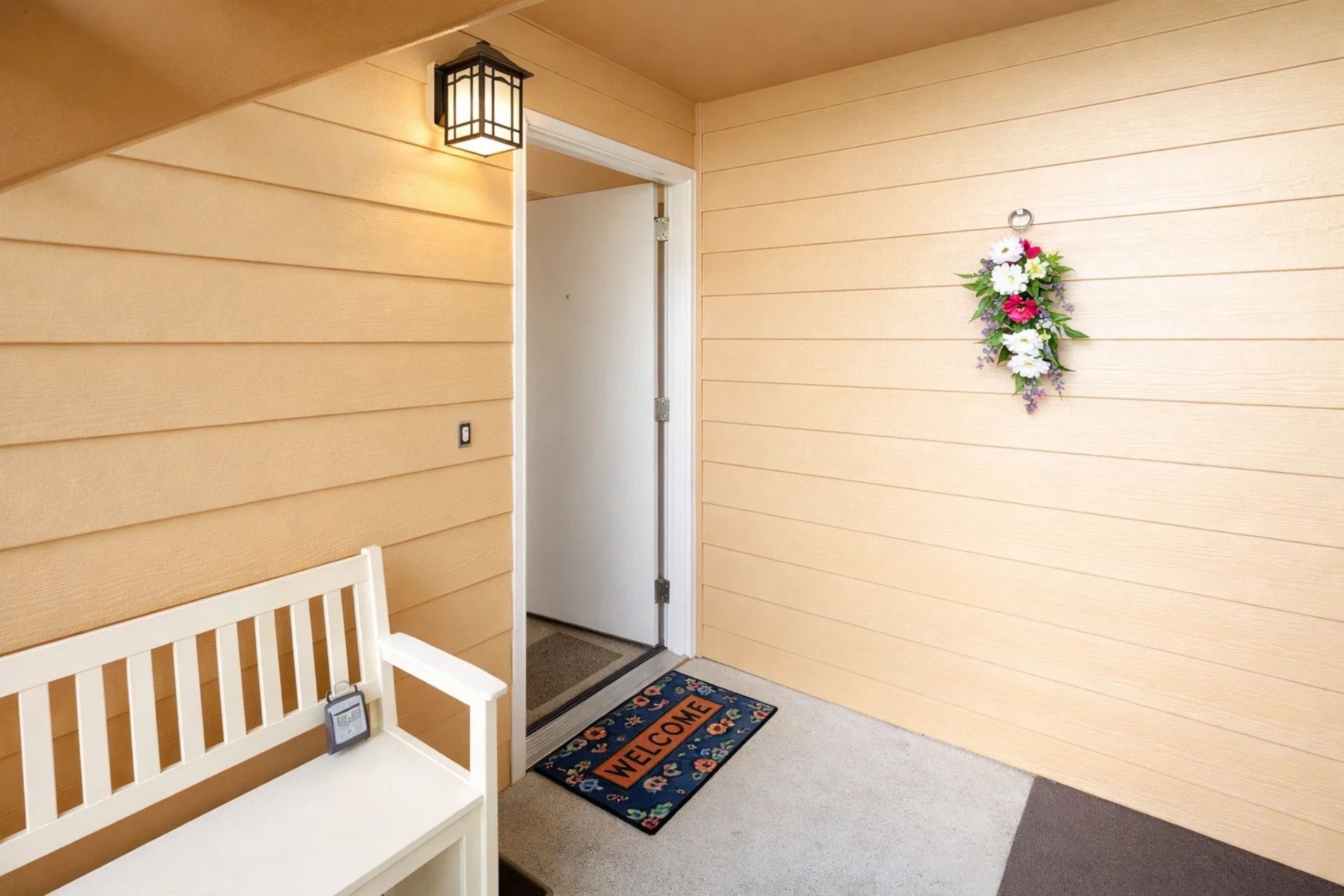 Easy entrance right from your parking spot, no stairs!