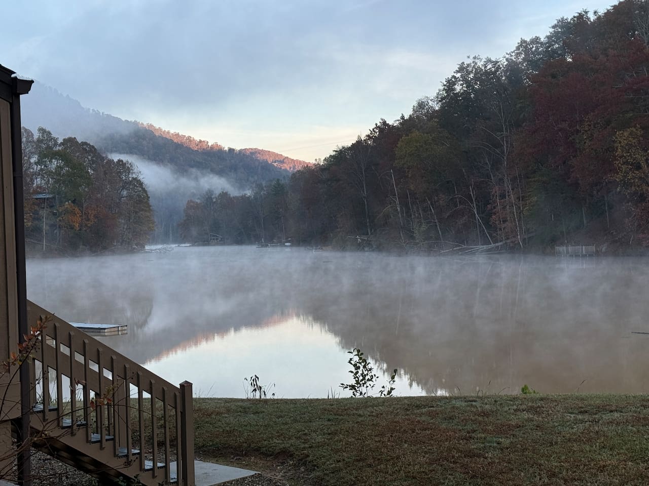 View from back deck