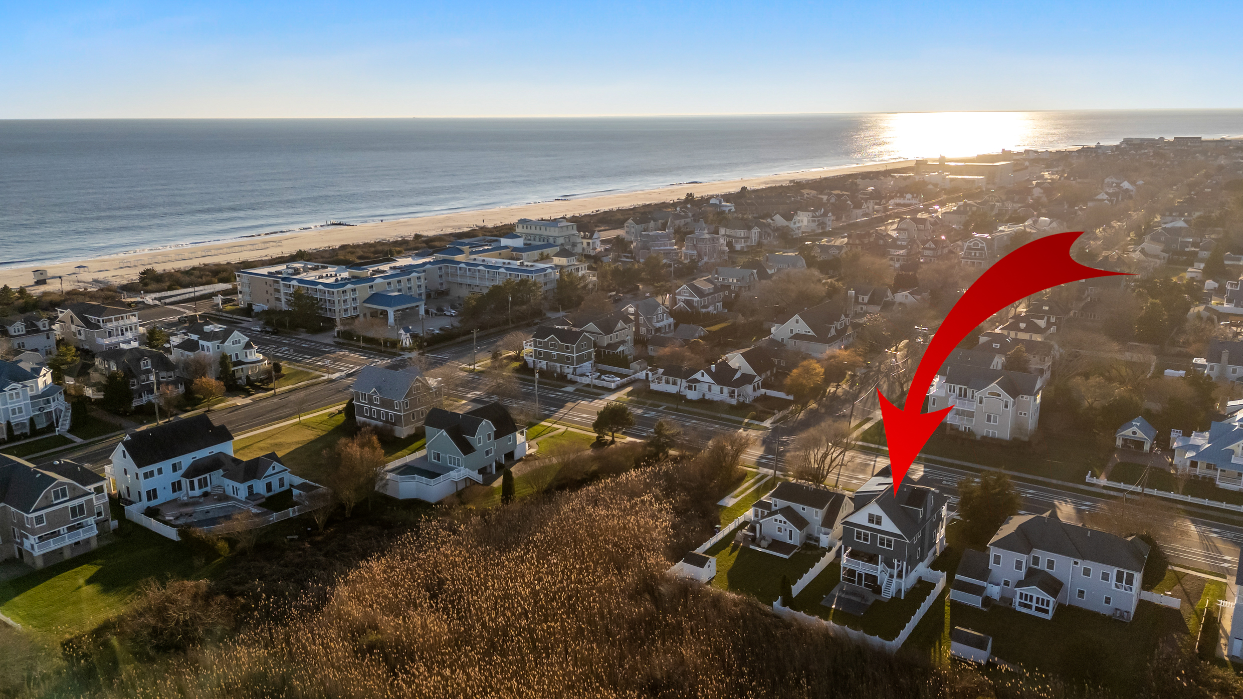 Aerial View Of Property Showing Close Proximity To Beach