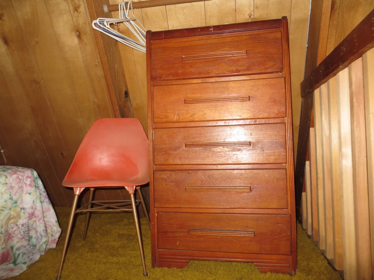 chest of drawers in loft