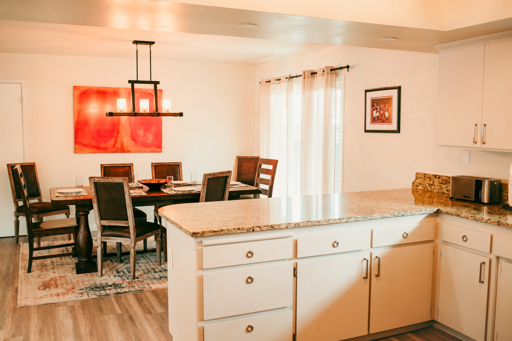 A welcoming dining space perfect for shared meals and conversation.
