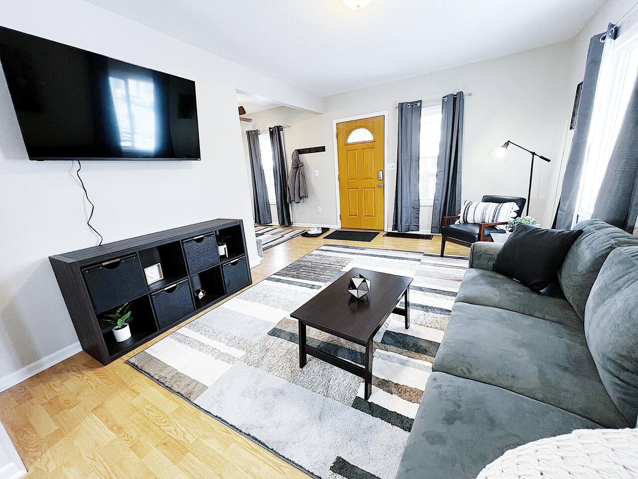 Living Room with Smart Tv