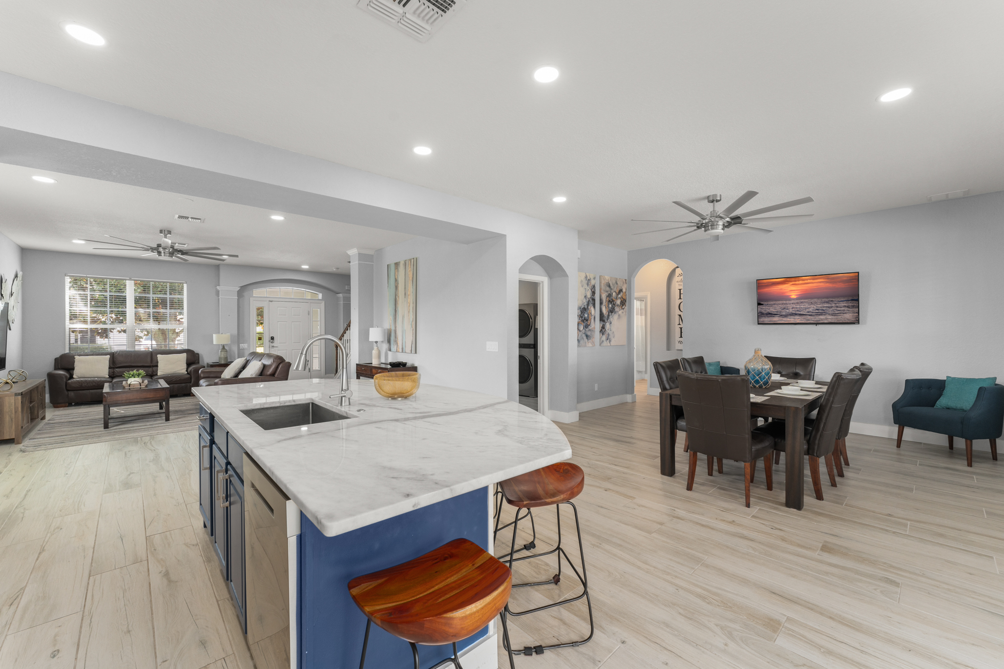 Open Kitchen and Dining area