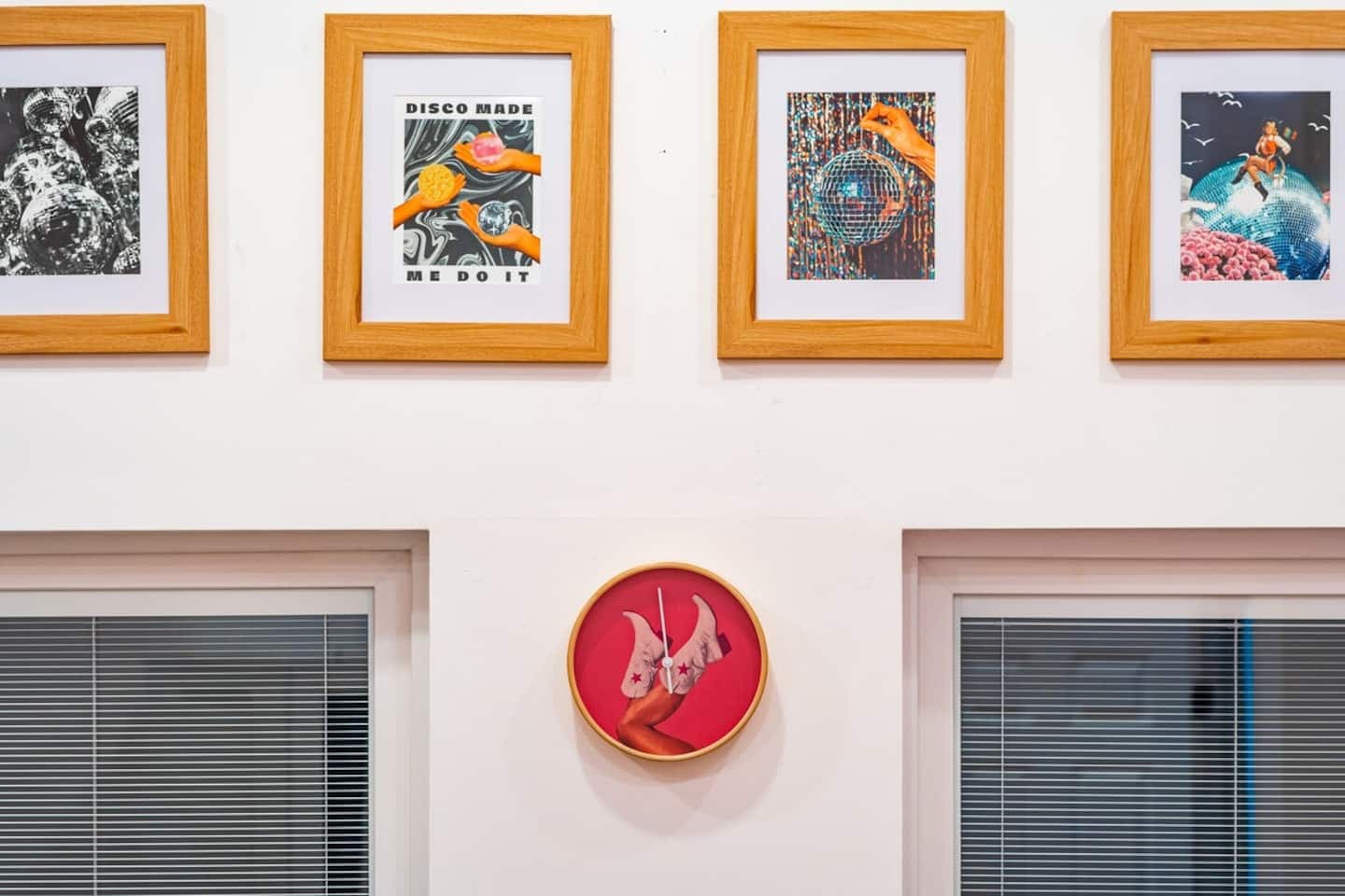 The house is full of mid-century retro accents. 