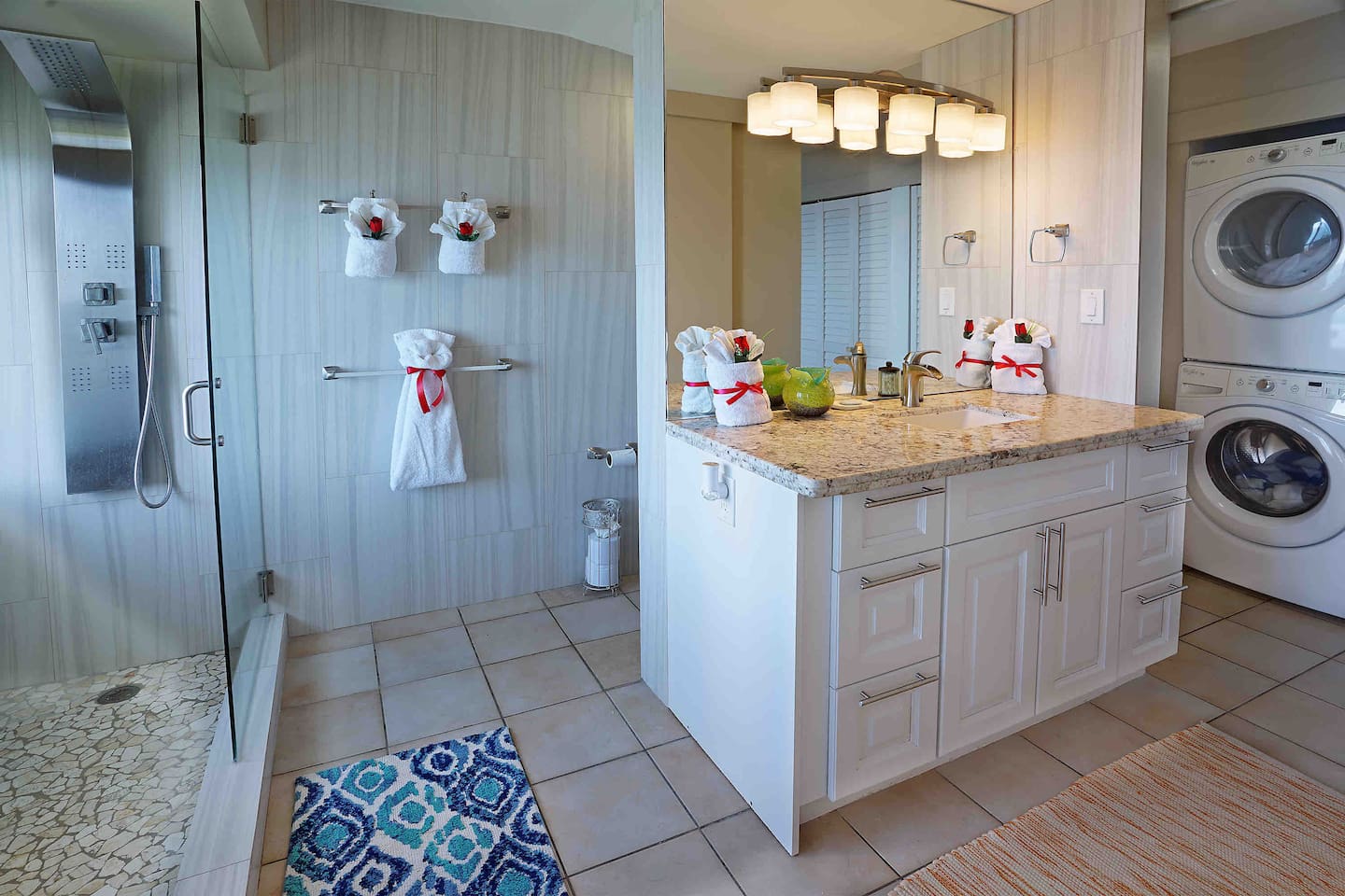 Bathroom and laundry