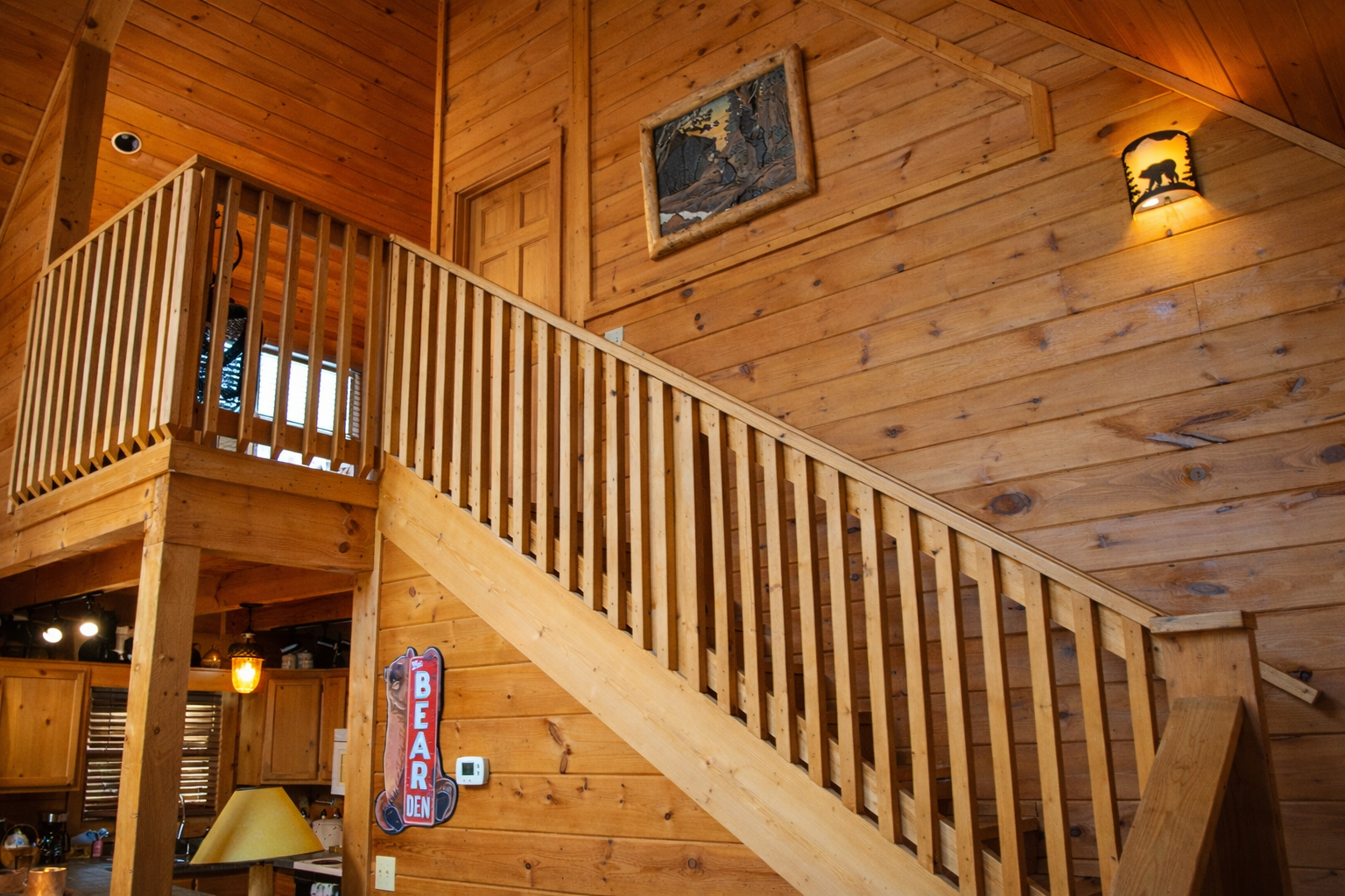 Stairs to loft bedroom