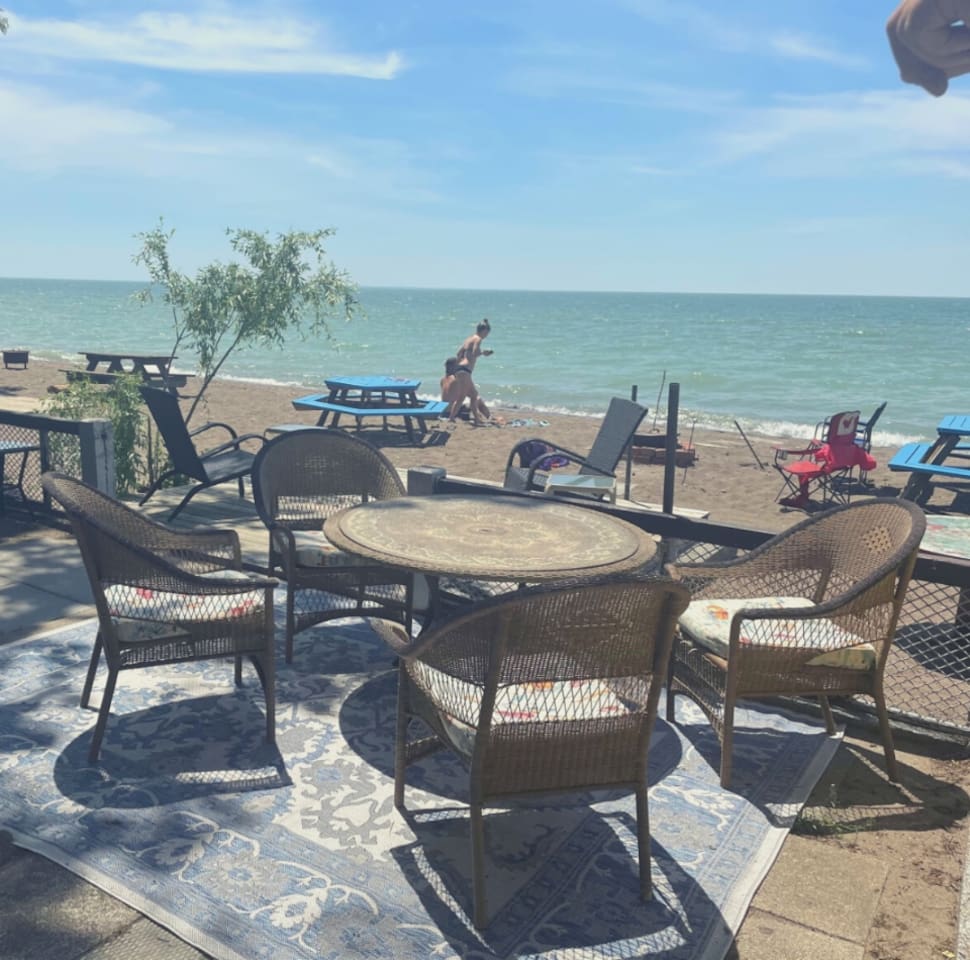 Shared Patio With Beach