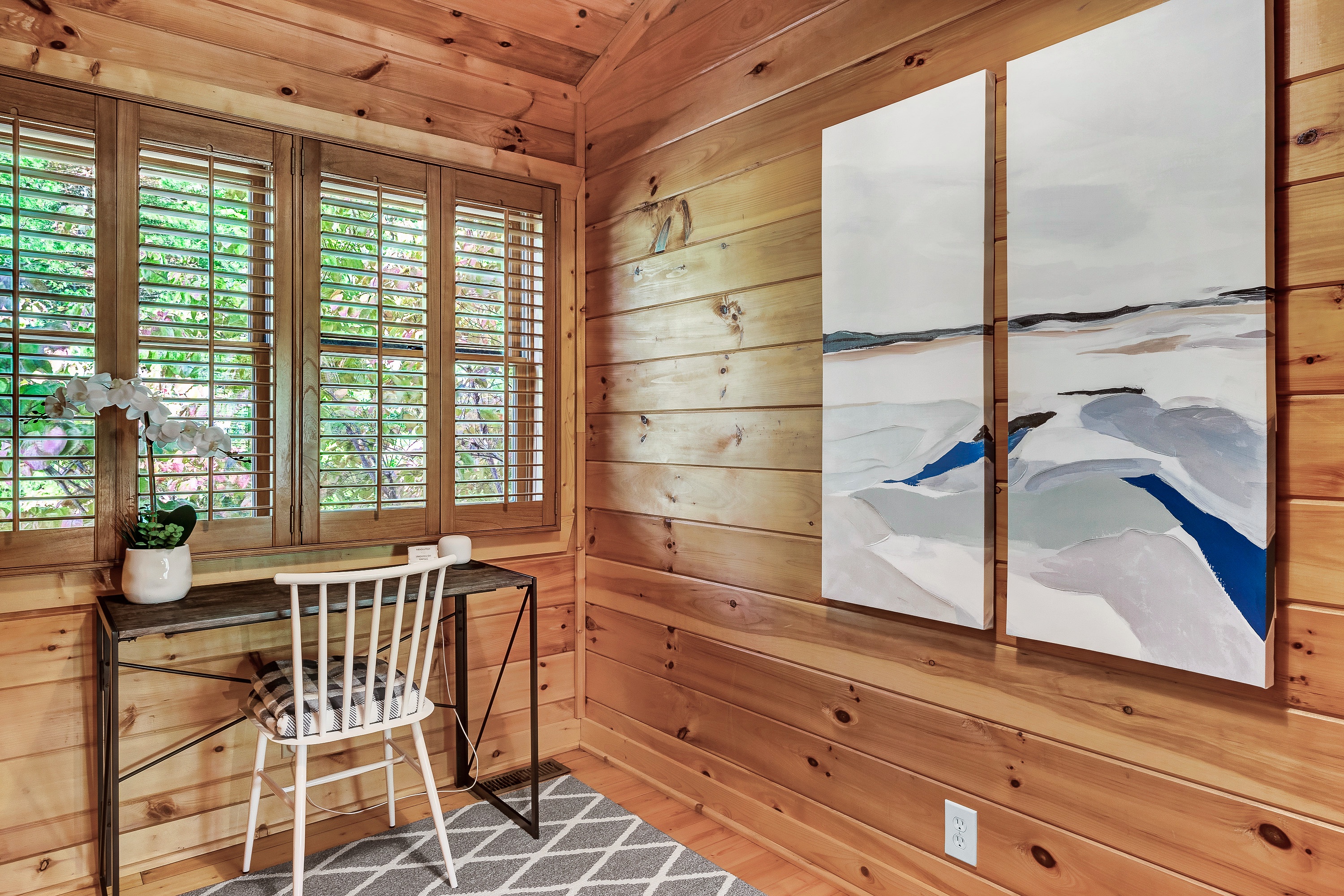 Have work to do? The fast WiFi and private upstairs office have you covered.