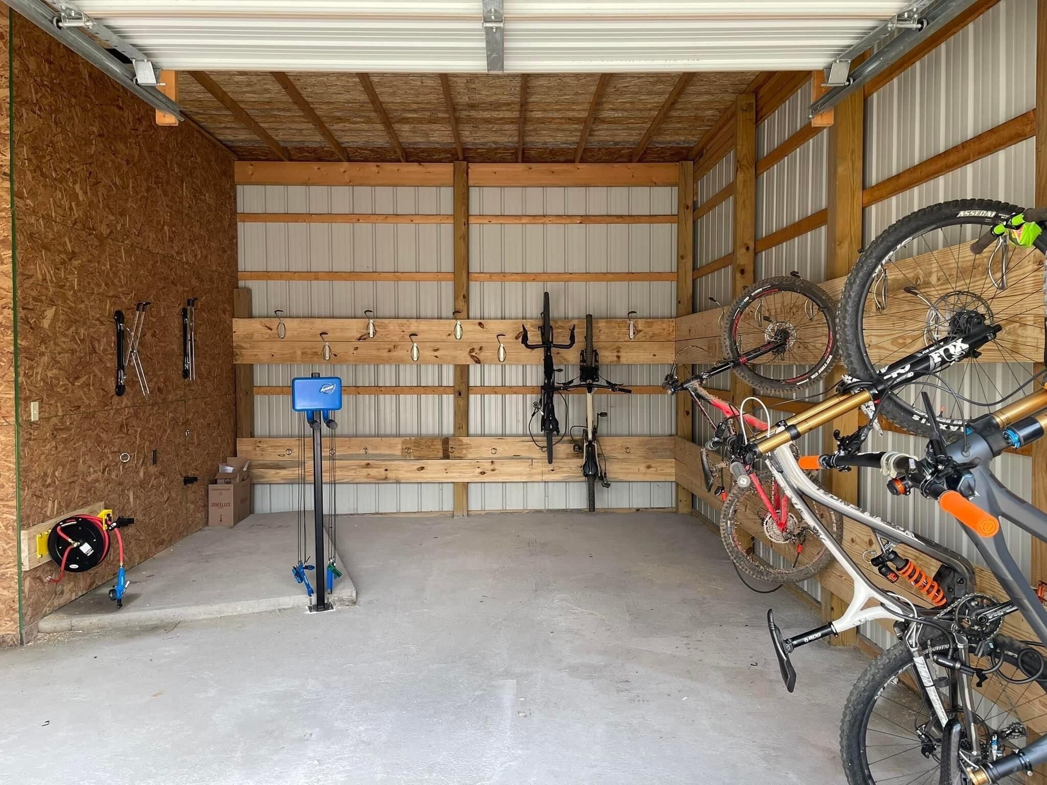 Indoor Bike Storage - New for 2023.  Bring your cable lock.