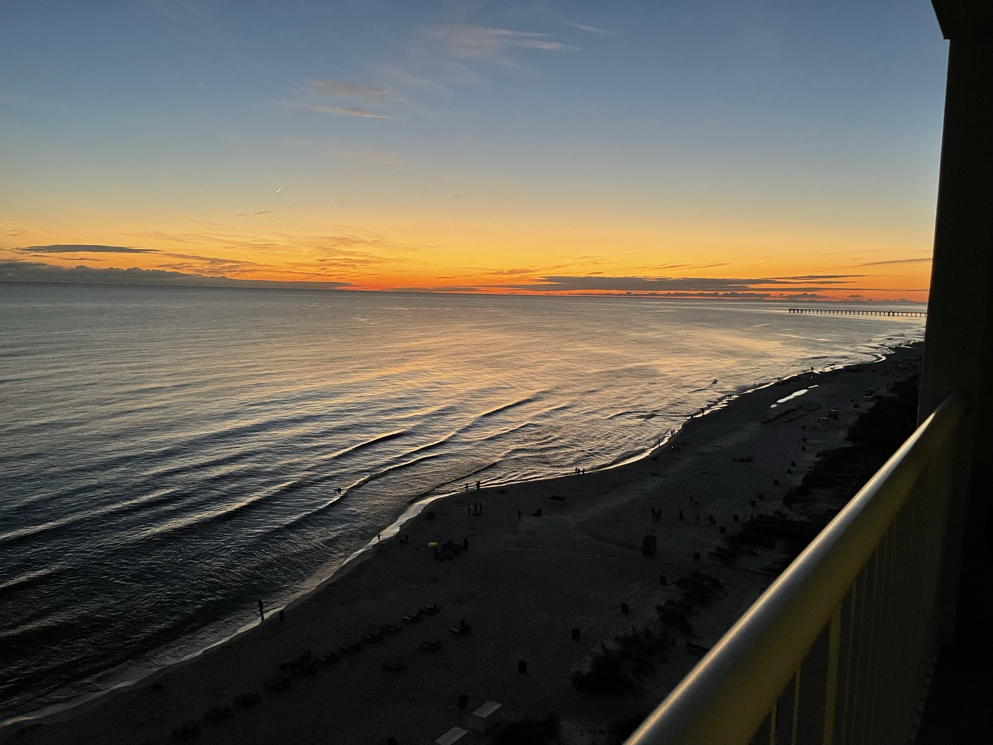Spectacular balcony sunsets