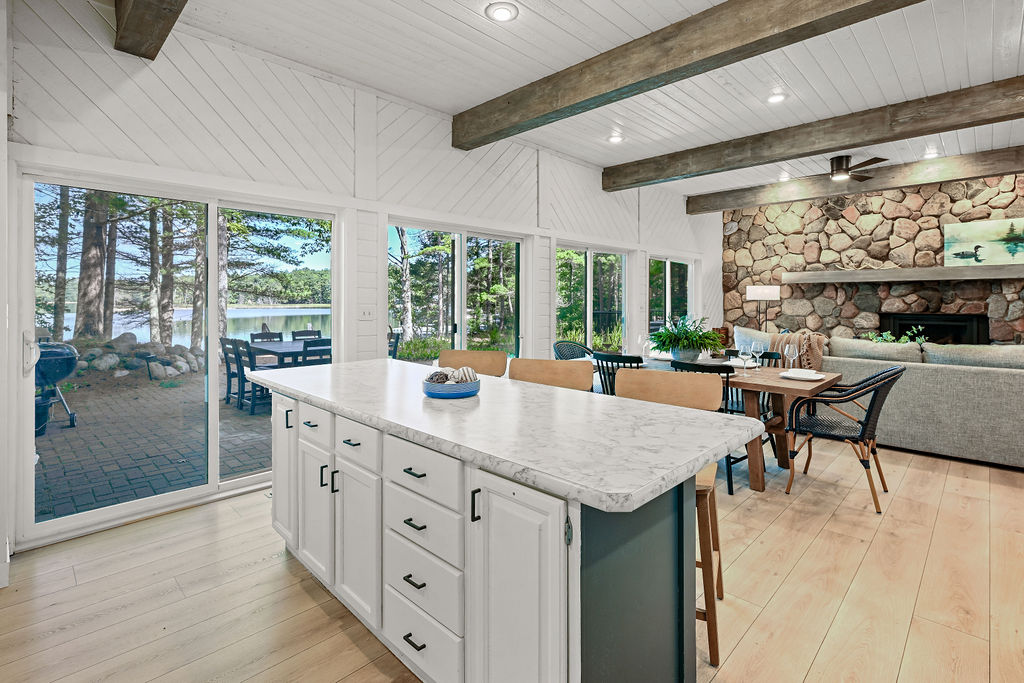 Large kitchen island