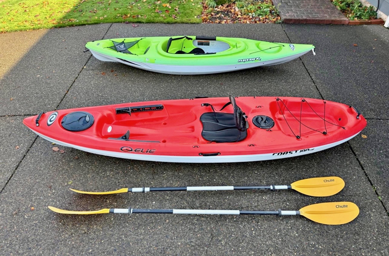 Launch from private community beach and soak in the view from the kayaks provided for your use.