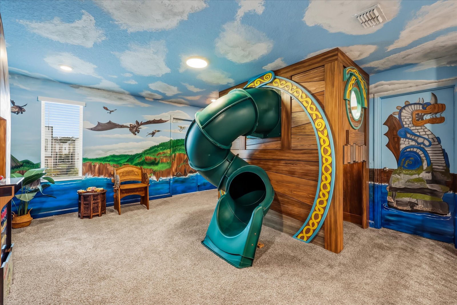How to Train Your Dragon loft play area