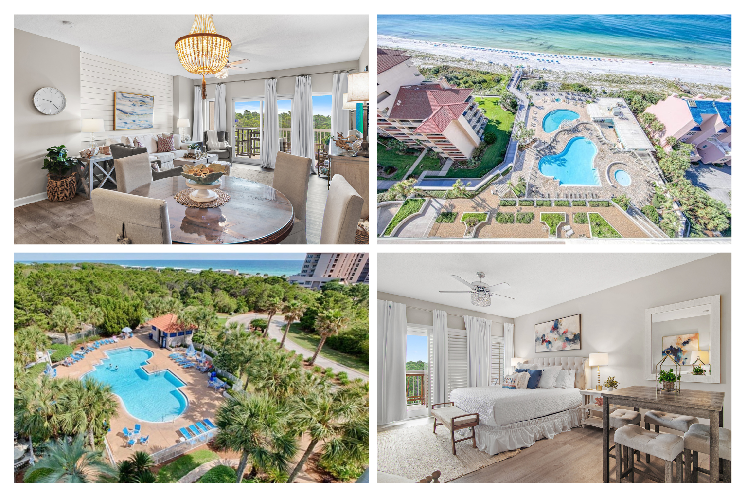 Welcome to Tops'L Summit 405! This Spacious, Fully-Remodeled Condo features Stunning Interior Design and is close to the Resort's Private Beach and has access to 3 Pools and 2 Hot Tubs!