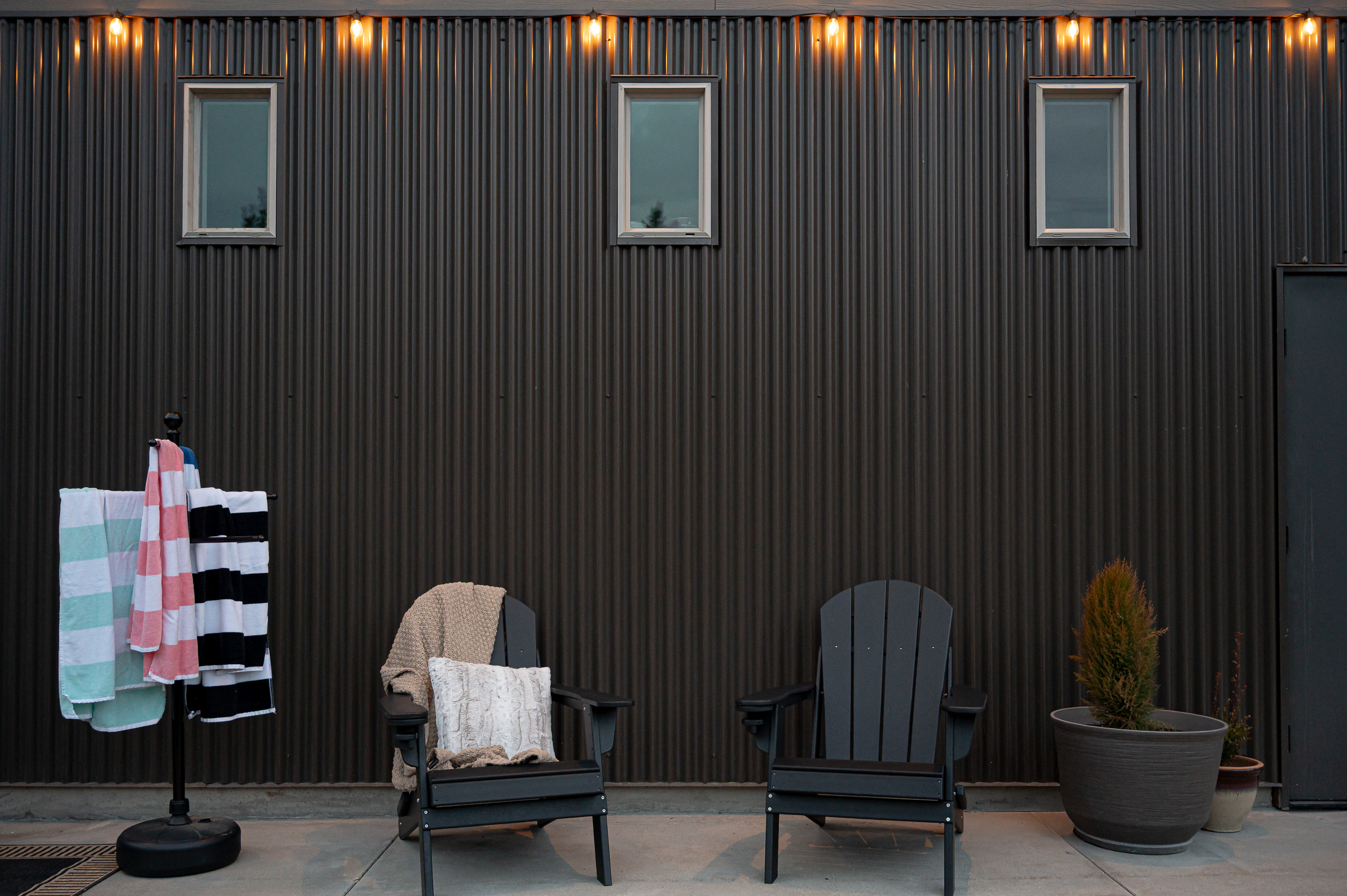 Additional outdoor seating to soak up the views