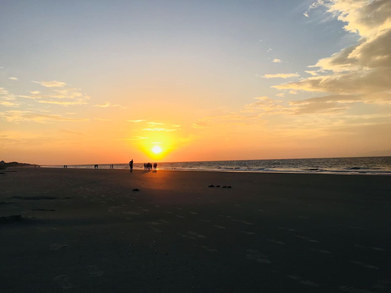 Sunrise on the beach