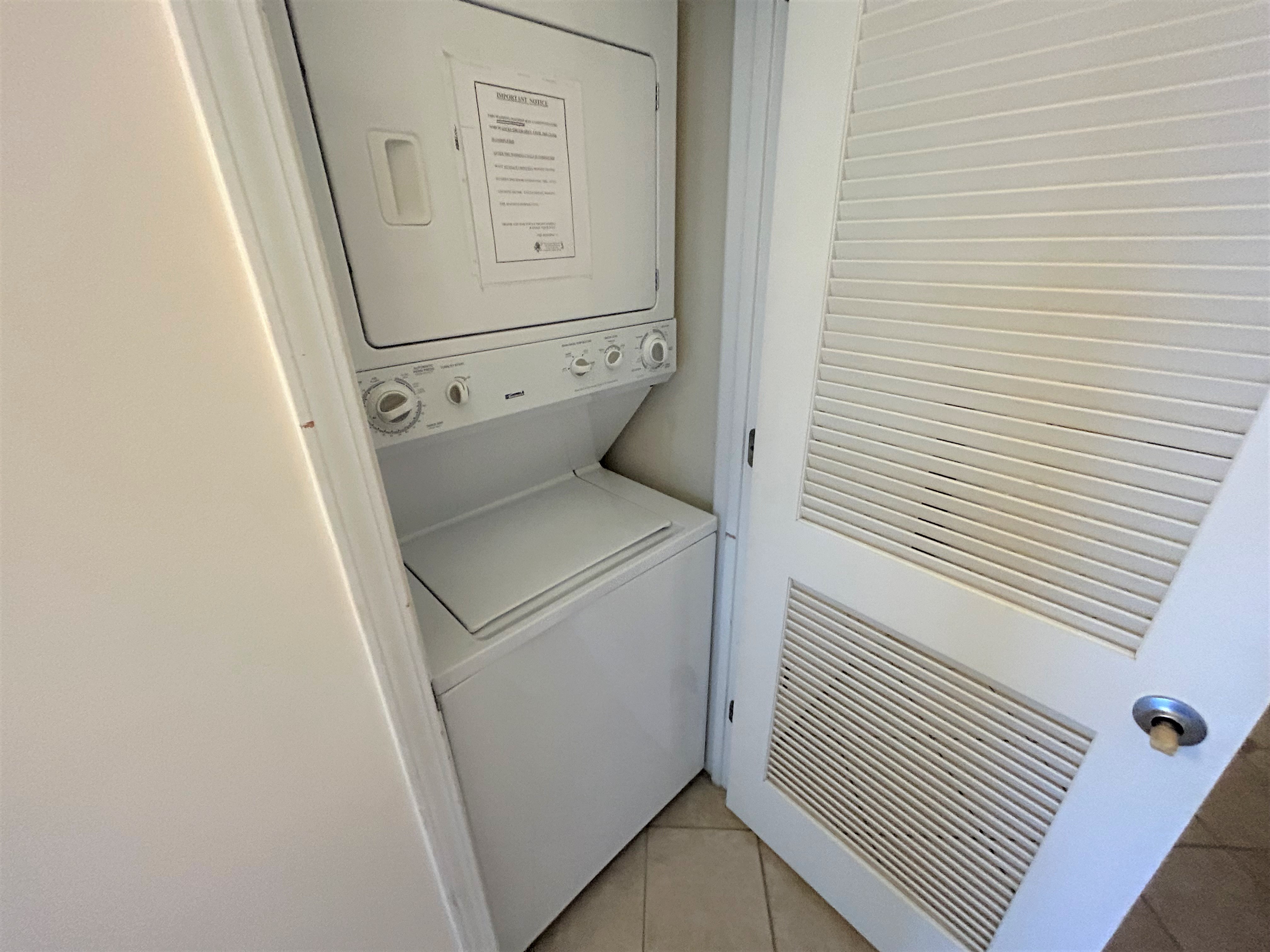 Washer/Dryer in Condo