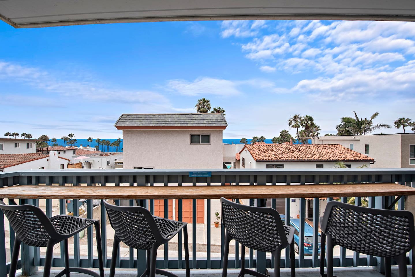 Ocean views abound from the balcony :)