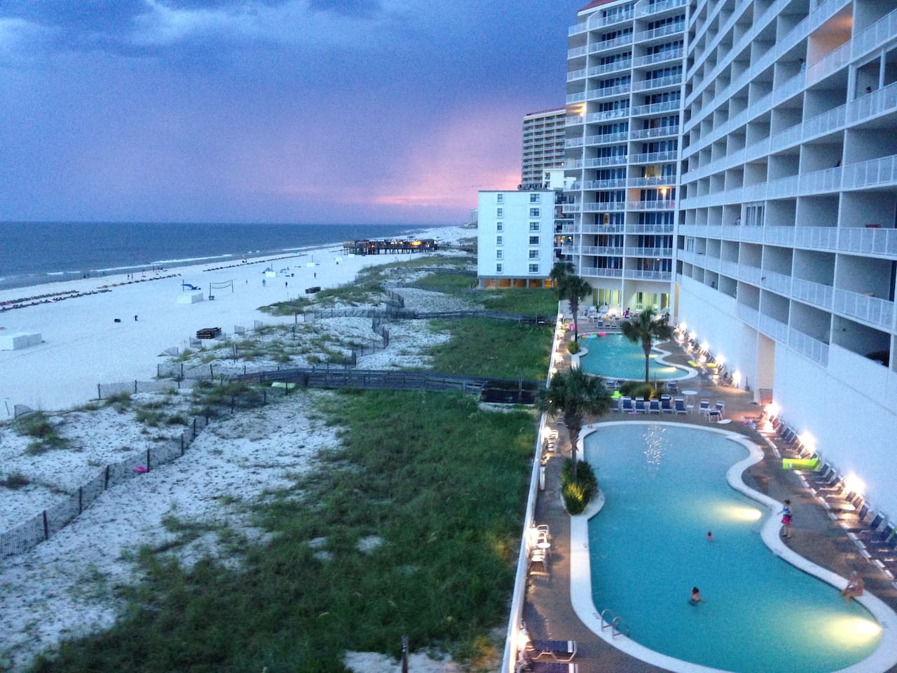 Two large Gulf Front pools and hot tubs, one zero entry that small kids love!