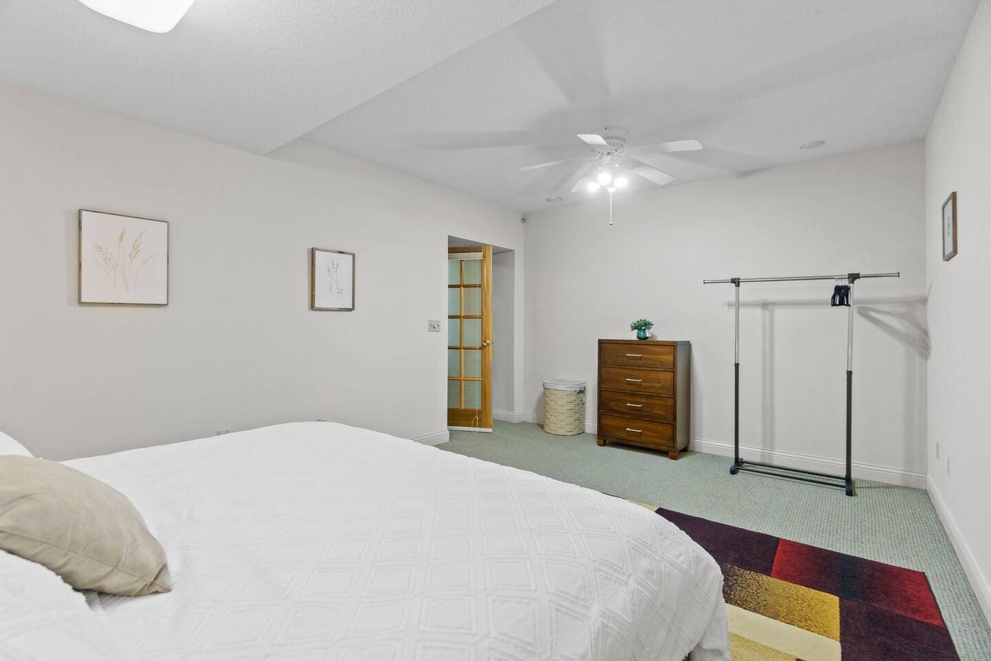 Relaxing view from the bed, offering a peaceful outlook that enhances your comfort and serenity during your stay.