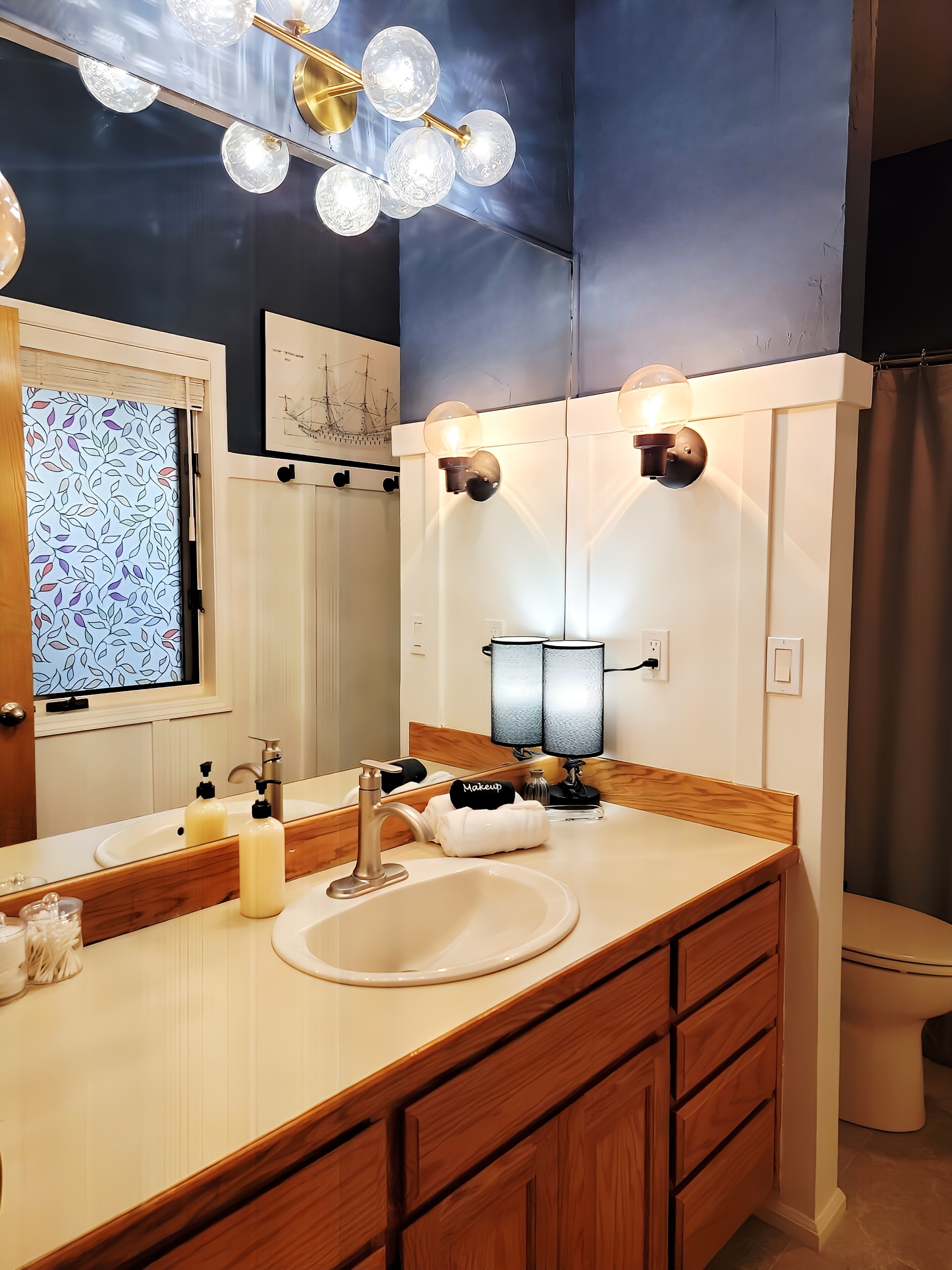 Hallway bathroom