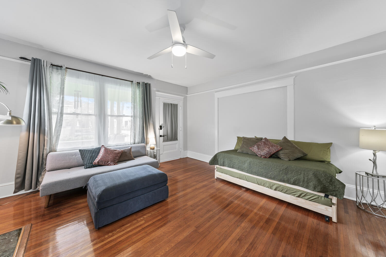 Convertible room set up as 2nd sitting room