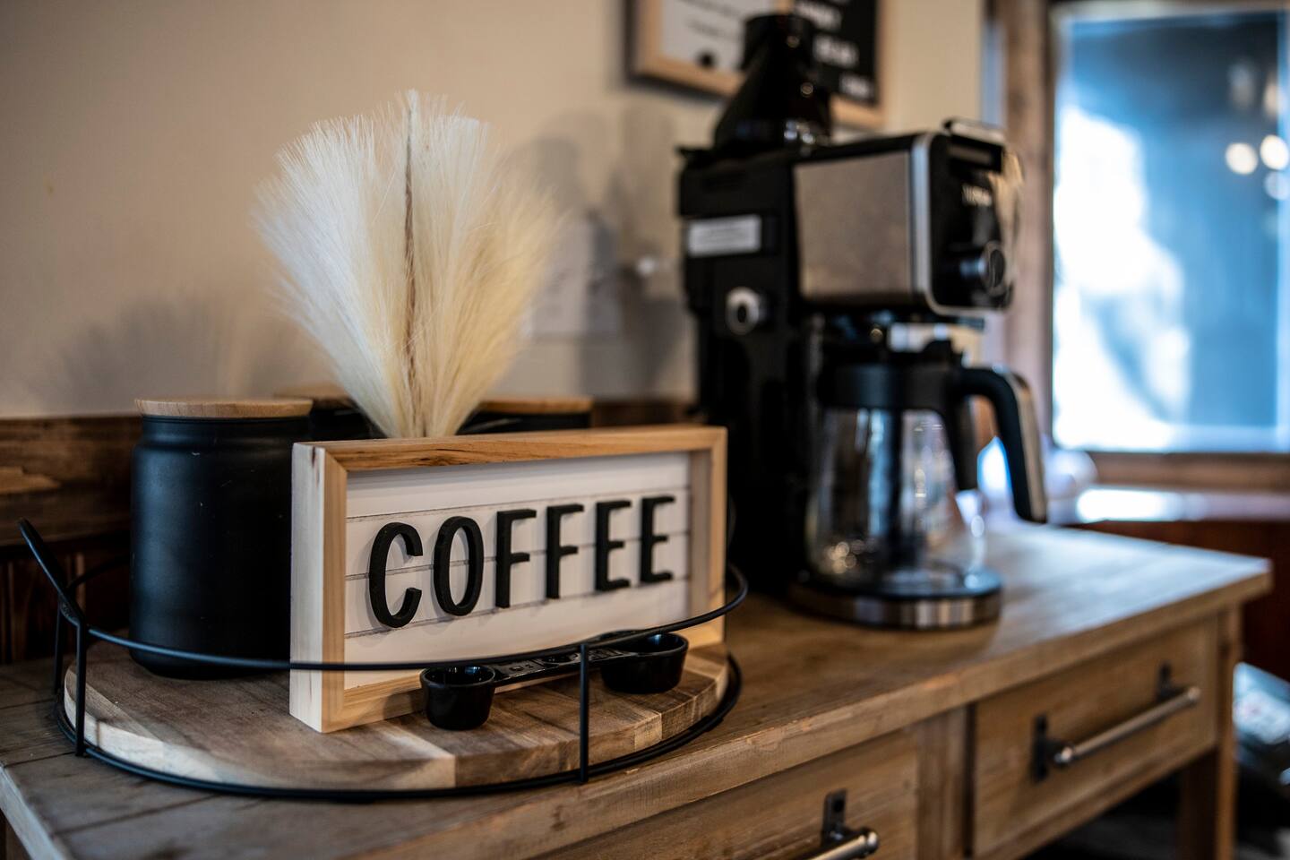 Coffee smells like freshly ground heaven!!